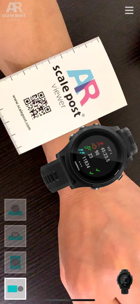 scale post viewer AR