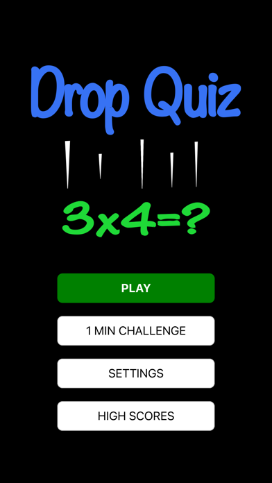 Drop Quiz: Maths Game Screenshot