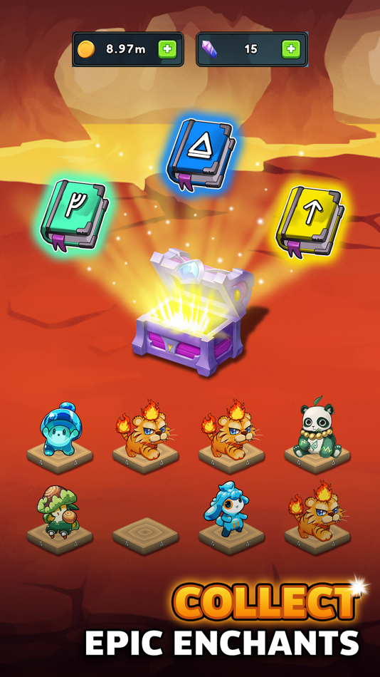 #6. Merge Monsters: Idle RPG (iOS) Podle: Fumb Games Ltd.