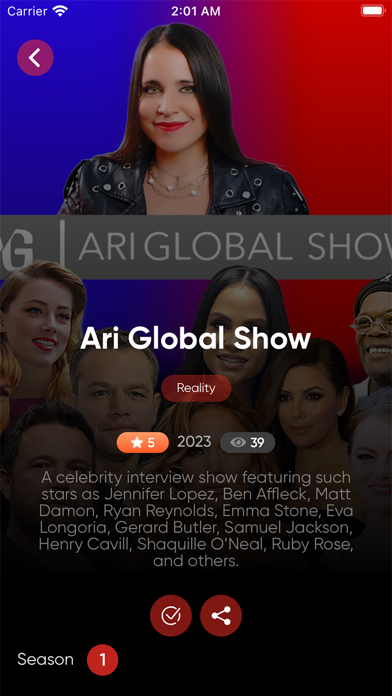 Gossip Stone TV: Celeb Reality Screenshot