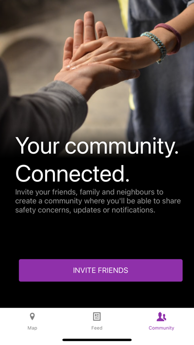 Aware: Find My Friends & Crime Screenshot