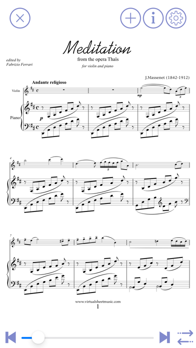 Virtual Sheet Music Screenshot