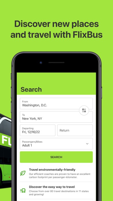 FlixBus & FlixTrain Screenshot