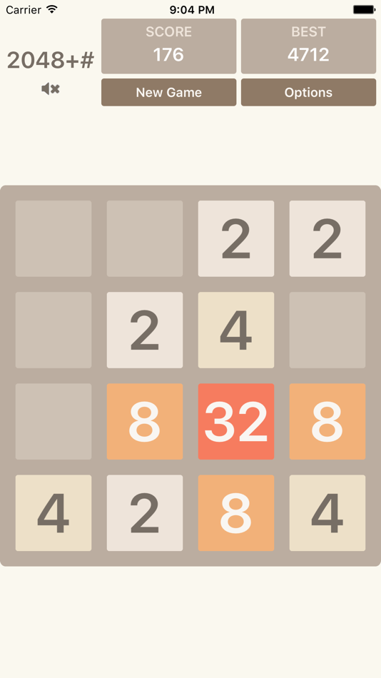 #5. 2048+# (iOS) 由: 志荣 杨