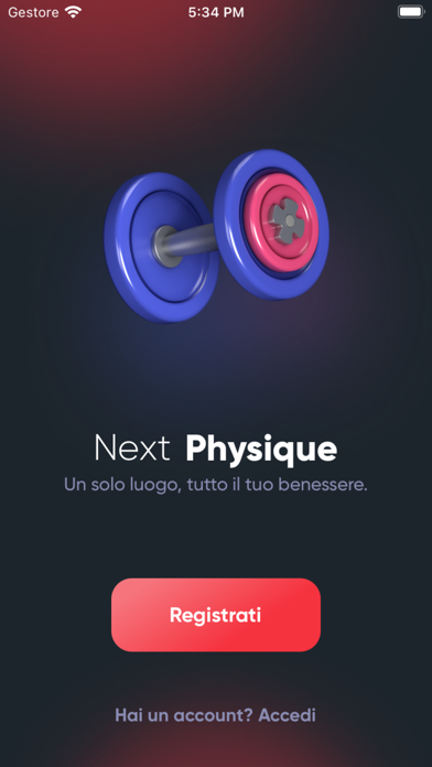 NextPhysique App Screenshot