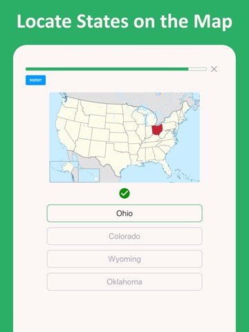 50 States & US Capitals Gameのおすすめ画像3