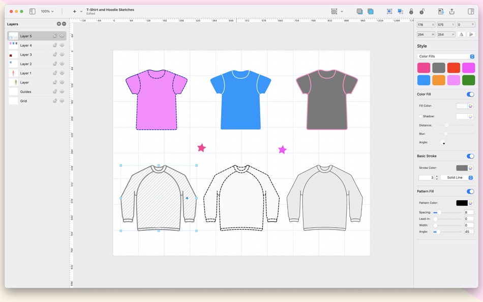 #8. Sketch Fashion (macOS) 由: Splash Colors
