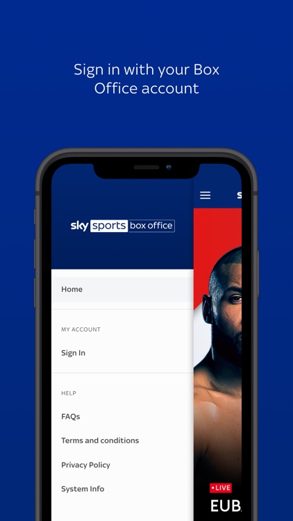Sky Sports Box Office by Sky UK Limited - Can You Cast Sky Sports Box Office