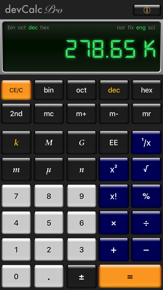 #3. devCalc Pro (macOS) 由: Tamas Rudnai