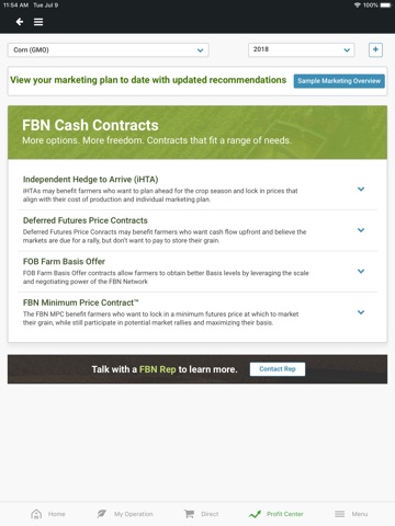 Farmers Business Network - FBN iPad screenshot
