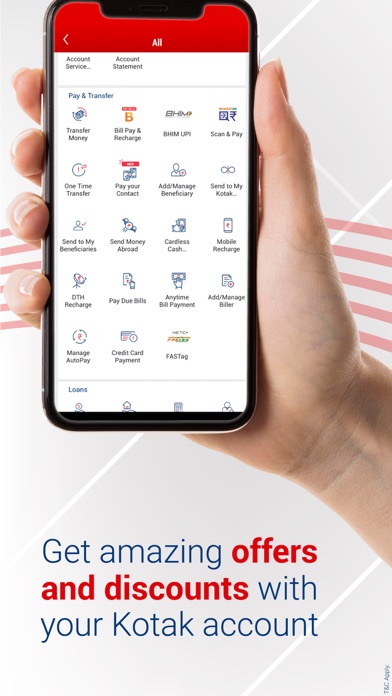 Kotak Mobile Banking App Screenshot