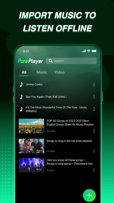 Music Player &MP3- Pure Player Screenshot
