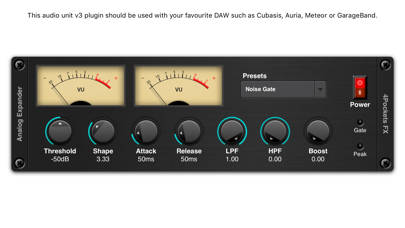 Screenshot #1 pour Audio Expander AUv3 Plugin