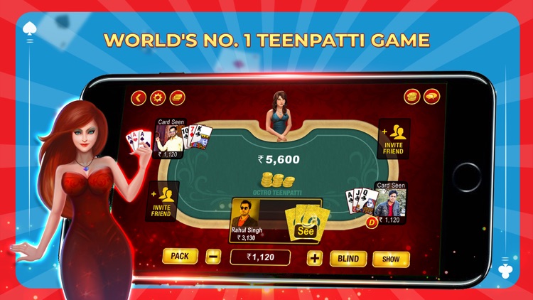 Teen Patti Octro 3 Patti Rummy