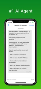 Agent X ask anything AI Chat screenshot #1 for iPhone