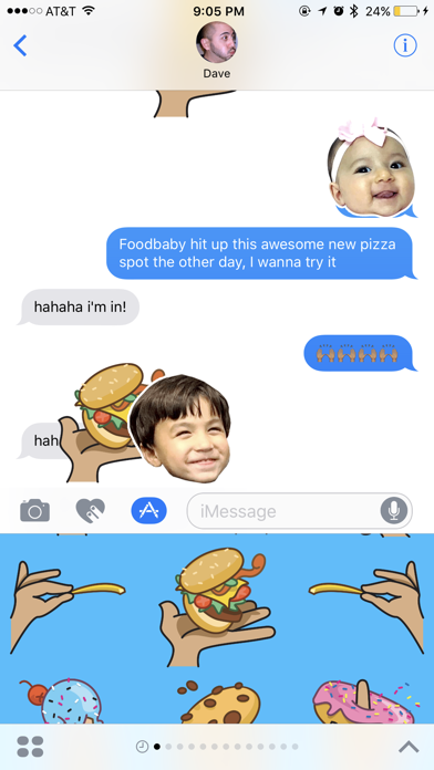 foodbabyny Stickers Screenshot