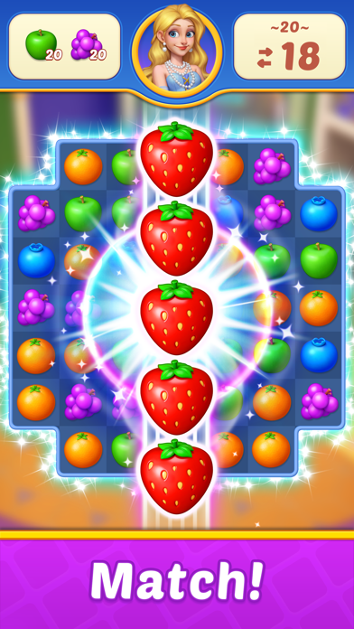 Fruit Diary 2: Match 3 Offline Screenshot