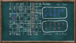 sudoku on chalkboard iphone screenshot 3