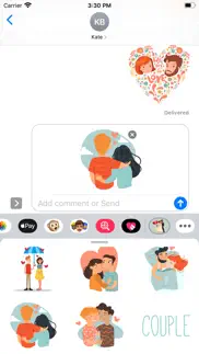 How to cancel & delete i love you more stickers 2