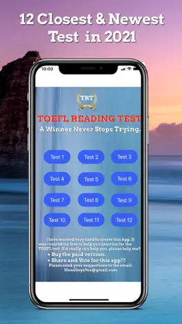 Game screenshot EZ Test - TOEFL® Reading apk