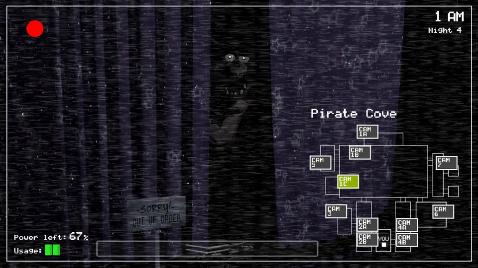 Screenshot von Five Nights At Freddy's auf dem iPhone 6