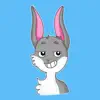Funny Rabbit emoji & stickers delete, cancel