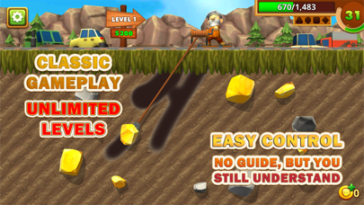 Gold Miner 3D Classic Screenshot