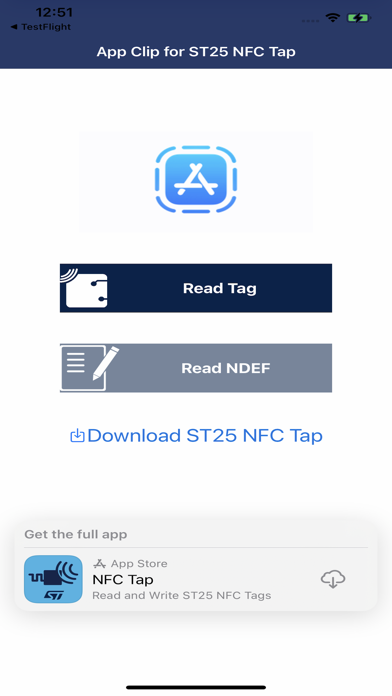 NFC Tap Screenshot