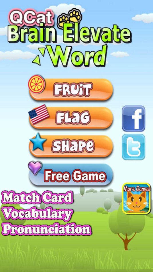 #1. QCat - elevate brain games (iOS) 由: 7-BRAIN TECHNOLOGY CO., LTD.