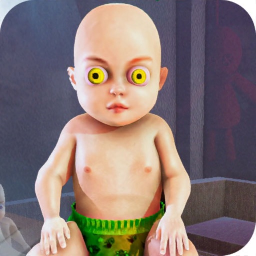 Scary Baby Horror House Games Icon