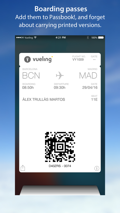 Vueling Airlines-Cheap Flights Screenshot