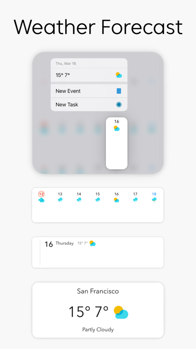 Across: Modern Calendar Screenshot