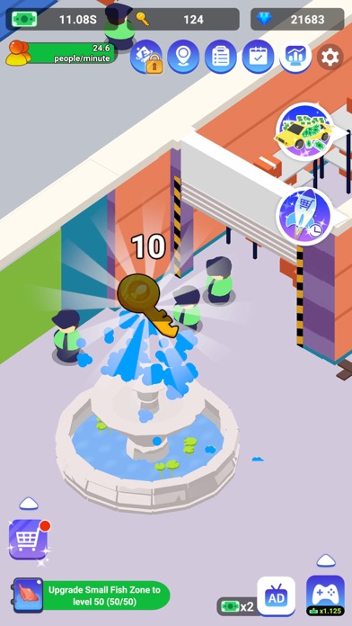 Idle Seafood Market -Tycoon Screenshot