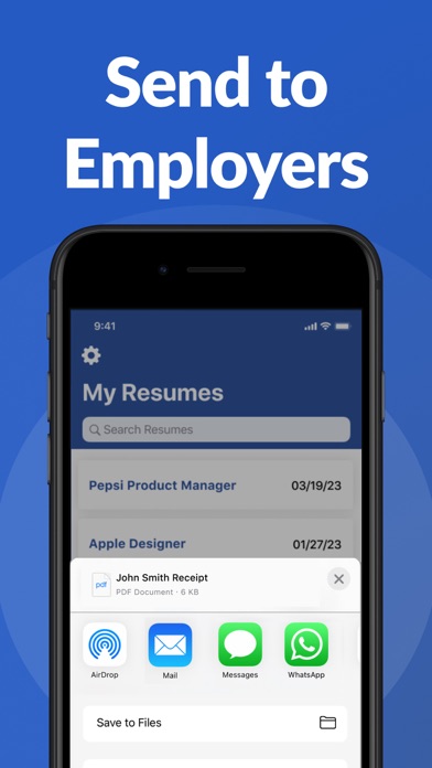 Resume Builder Maker App Pro Screenshot