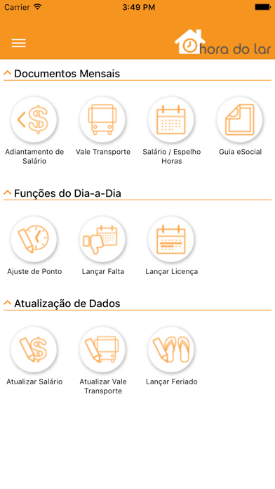 Screenshot #1 pour Hora do Lar - Empregador