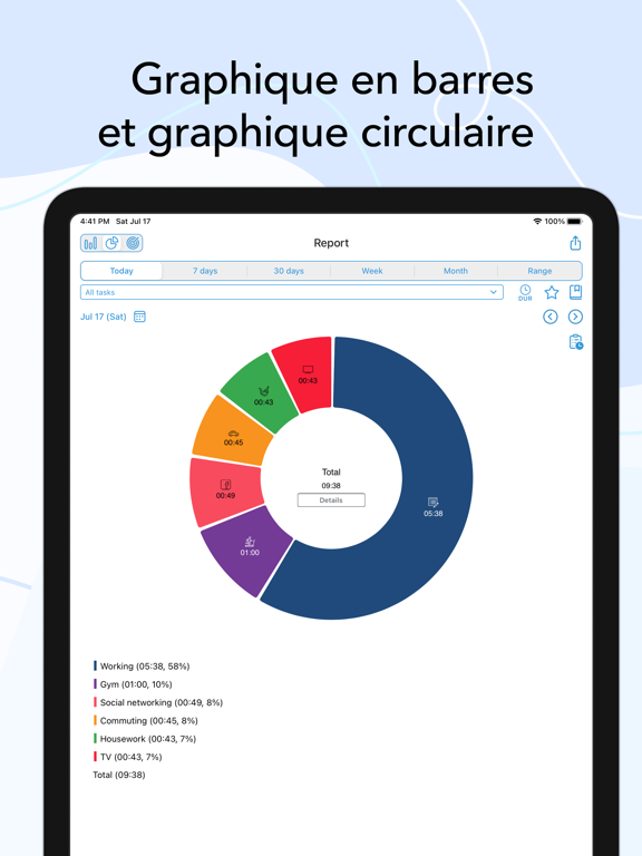 Screenshot #5 pour ATracker PRO: Gestion du temps