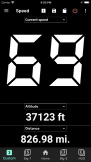 gps speedometer and odometer iphone screenshot 1