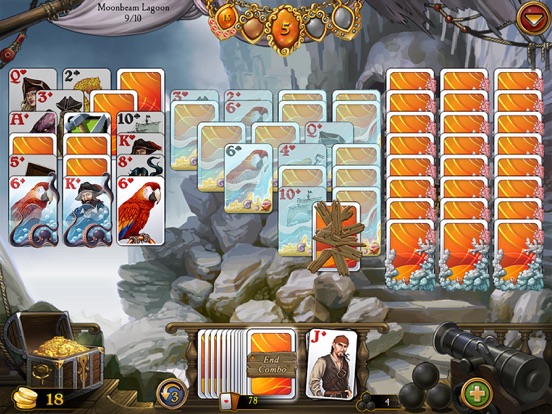 Seven Seas Solitaire HD iPad app afbeelding 1