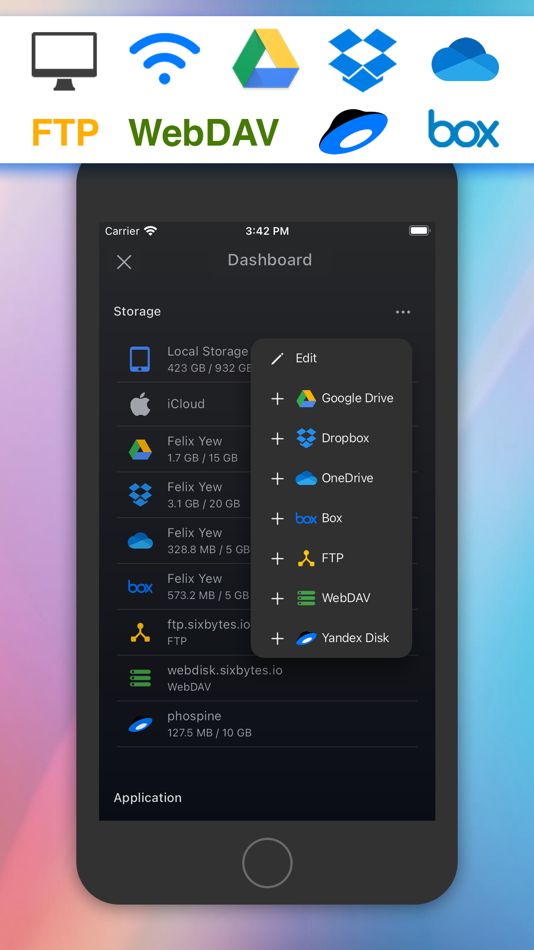 #1. Phone Drive Lite: File Manager (iOS) 由: Eightythree Technology
