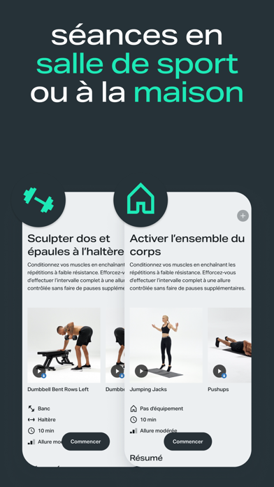 Screenshot #2 pour Freeletics: HIIT Fitness Coach