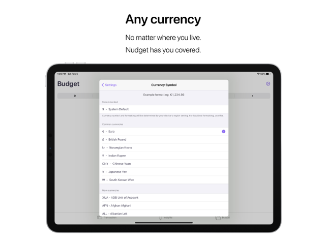 ‎Nudget: Spending Tracker Screenshot