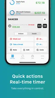 tiny hours tracker, time clock iphone screenshot 4