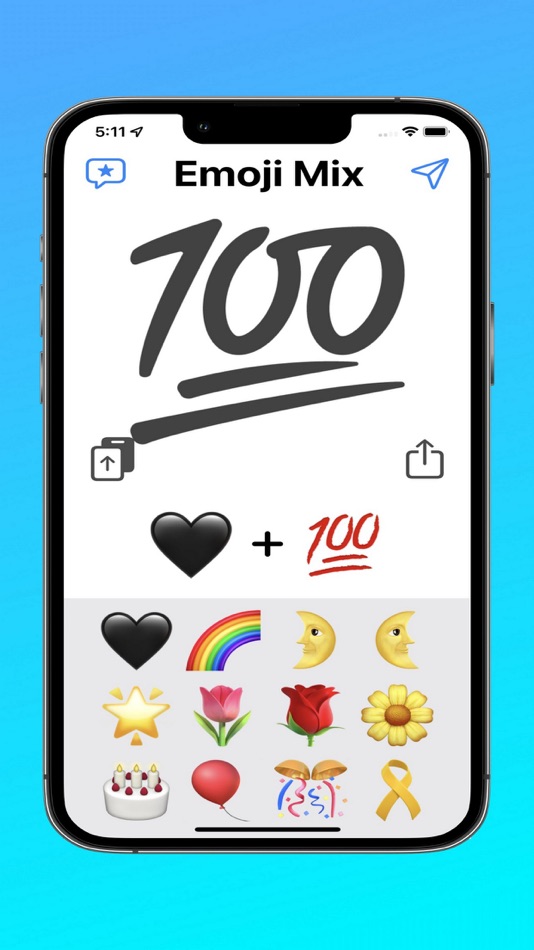 #4. Emojimix ⓒ (iOS) Podle: Emoji World