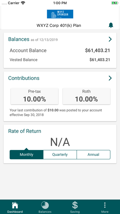 LT Trust Screenshot