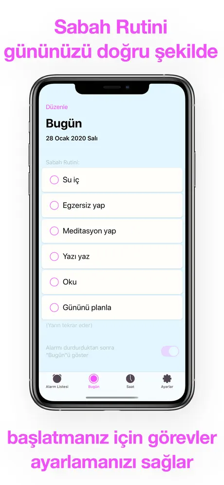 Çalar Saat Mathe Alarm Clock