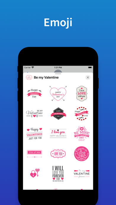 Screenshot #2 pour Valentines Day stickers emoji
