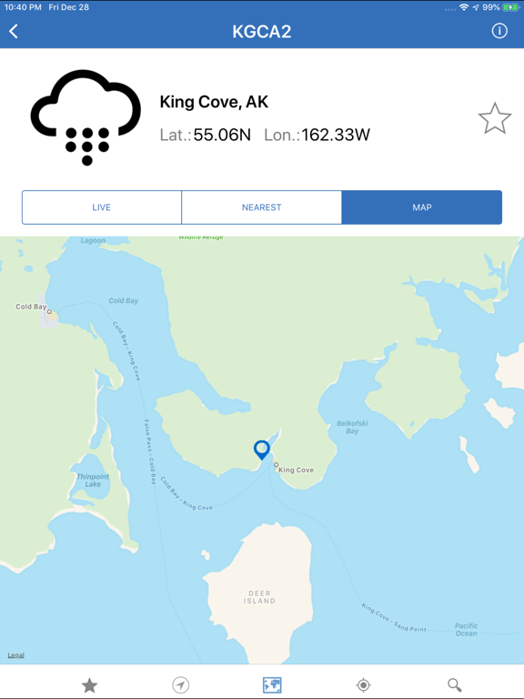 NOAA Buoys Live Marine Weather iPad screenshot 4 - Weather app