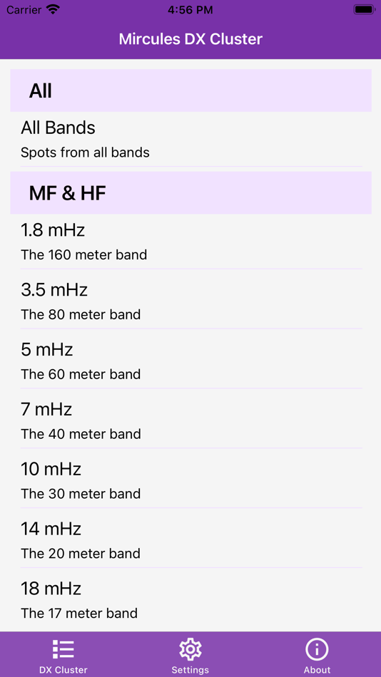 #1. Mircules DX Cluster (iOS) 由: Mircules