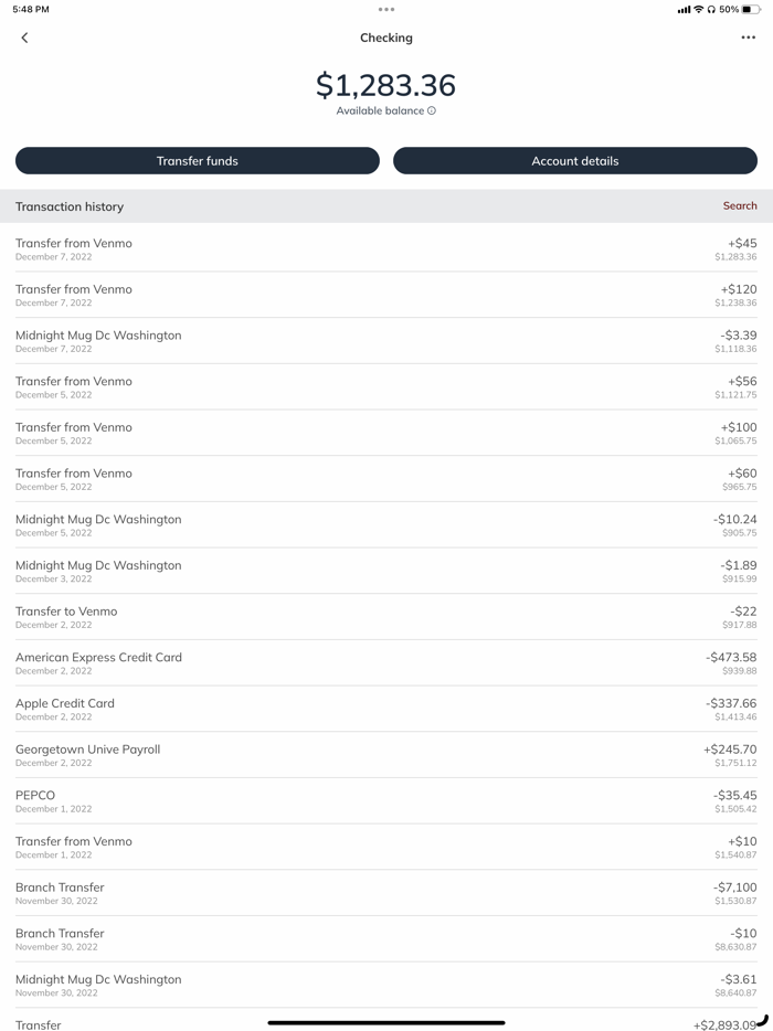 Georgetown Alumni and Student CU