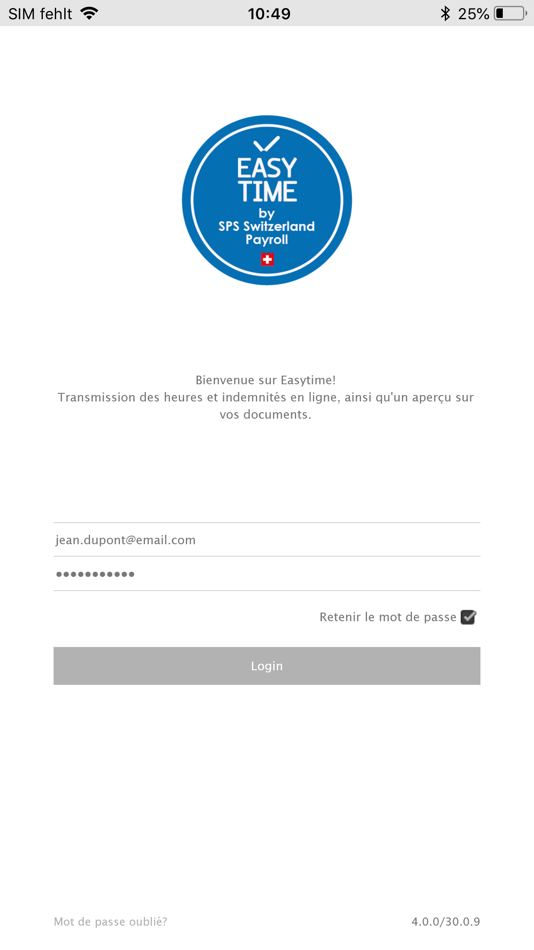 #1. SPS easytime (iOS) 由: Switzerland Payroll Service AG